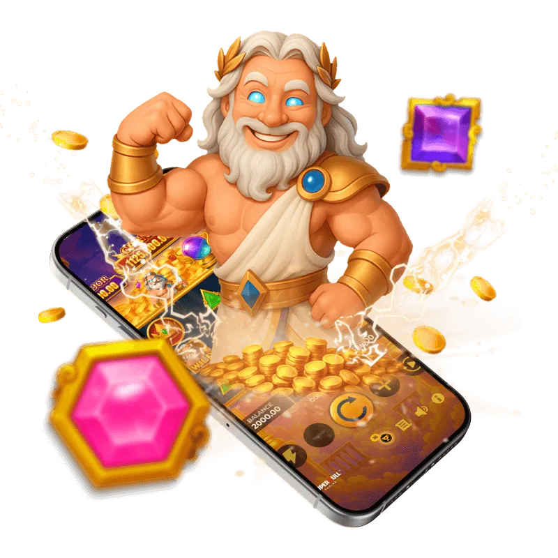 Zappin Zeus Character Art